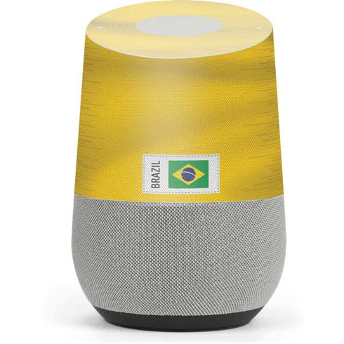 Brazil Soccer Flag Google Home Skin